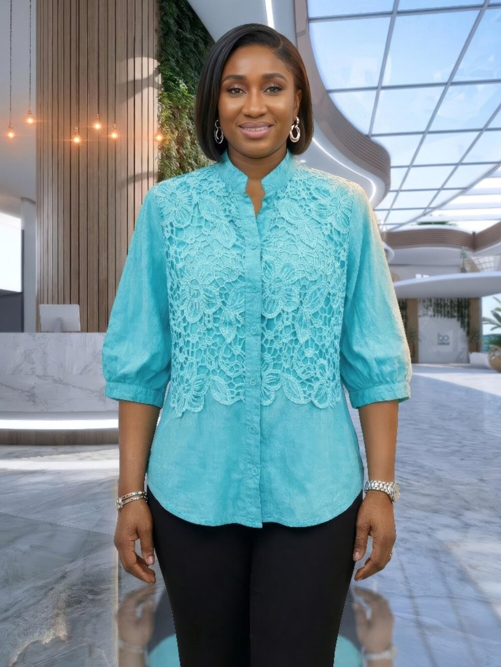 Lily Shirt - Teal
